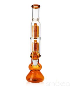 SMOKEA Double Tree Perc Bong | Glass Bongs For Sale | Puffing Bird