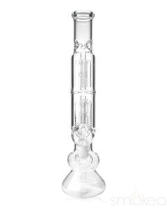 SMOKEA Double Tree Perc Bong | Glass Bongs For Sale | Puffing Bird