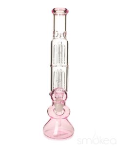SMOKEA Double Tree Perc Bong | Glass Bongs For Sale | Puffing Bird