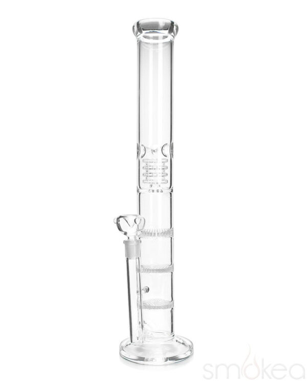 SMOKEA "Ripper" Triple Honeycomb Barrel Perc Bong | Cool Glass Bongs