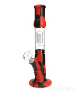SMOKEA Silicone Bong w/ Glass Tree Perc | Glass Bongs For Sale | Bomgs