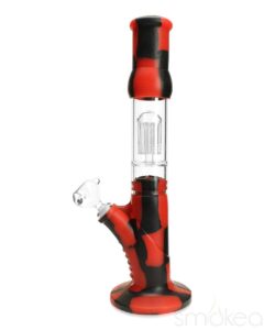 SMOKEA Silicone Bong w/ Glass Tree Perc | Glass Bongs For Sale | Bomgs