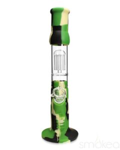 SMOKEA Silicone Bong w/ Glass Tree Perc | Glass Bongs For Sale | Bomgs