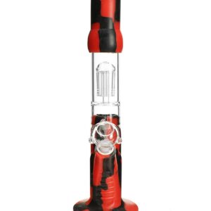 SMOKEA Silicone Bong w/ Glass Tree Perc | Glass Bongs For Sale | Bomgs