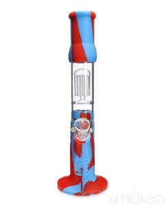 SMOKEA Silicone Bong w/ Glass Tree Perc | Glass Bongs For Sale | Bomgs