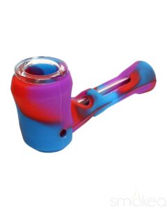 SMOKEA Silicone/Glass 2-in-1 Pipe & Chillum | Marijuana Pipe | Pipes