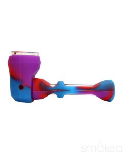 SMOKEA Silicone/Glass 2-in-1 Pipe & Chillum | Marijuana Pipe | Pipes