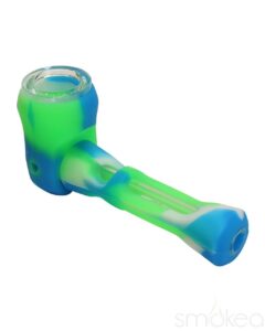 SMOKEA Silicone/Glass 2-in-1 Pipe & Chillum | Marijuana Pipe | Pipes