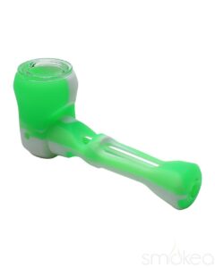 SMOKEA Silicone/Glass 2-in-1 Pipe & Chillum | Marijuana Pipe | Pipes
