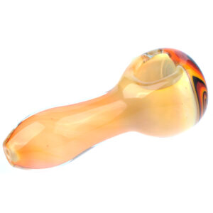 Mini Fumed Glass Swirl Spoon Pipe | Weed Bowl For Sale | Free NZ Shipping