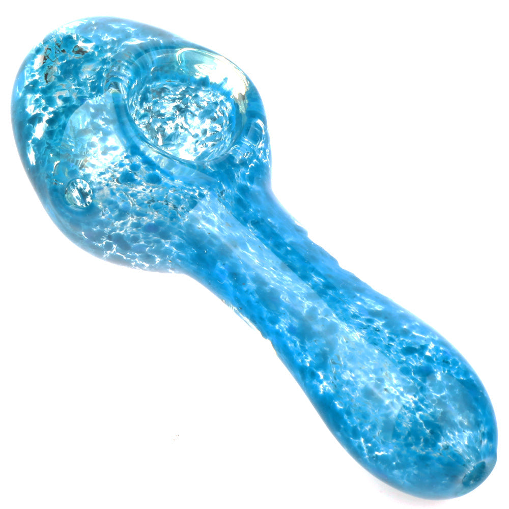 Blue Frit Glass Spoon Pipe/Weed Bowls | Pipes For Sale | Free NZ Shipping