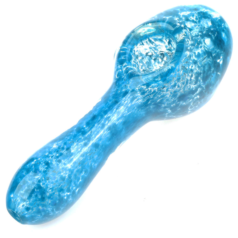 Blue Frit Glass Spoon Pipe/Weed Bowls | Pipes For Sale | Free NZ Shipping