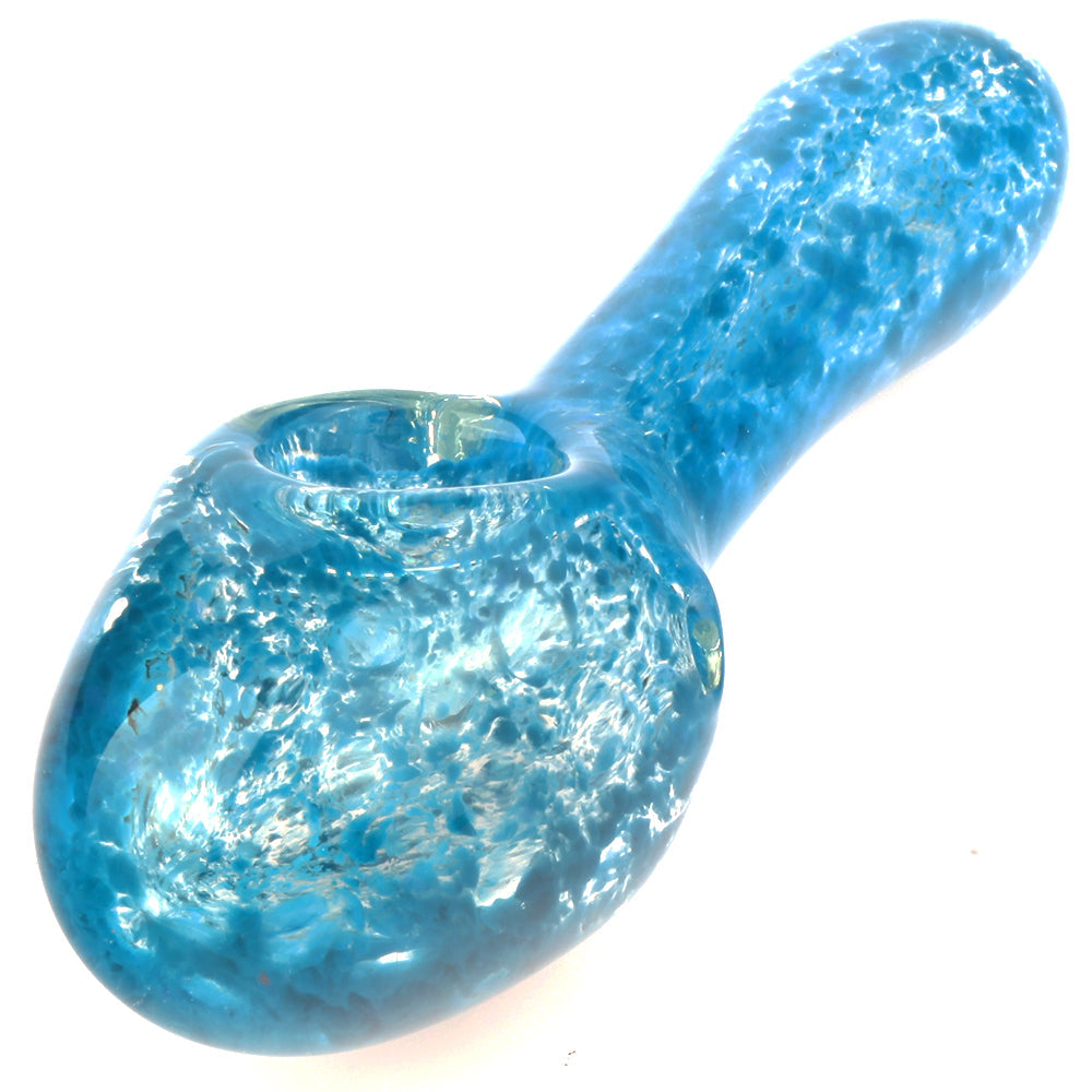 Blue Frit Glass Spoon Pipe/Weed Bowls | Pipes For Sale | Free NZ Shipping