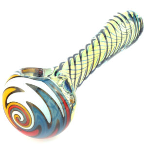 Fumed Glass Wig Wag Spoon Pipe | Weed Bowls For Sale | Free NZ Shipping!