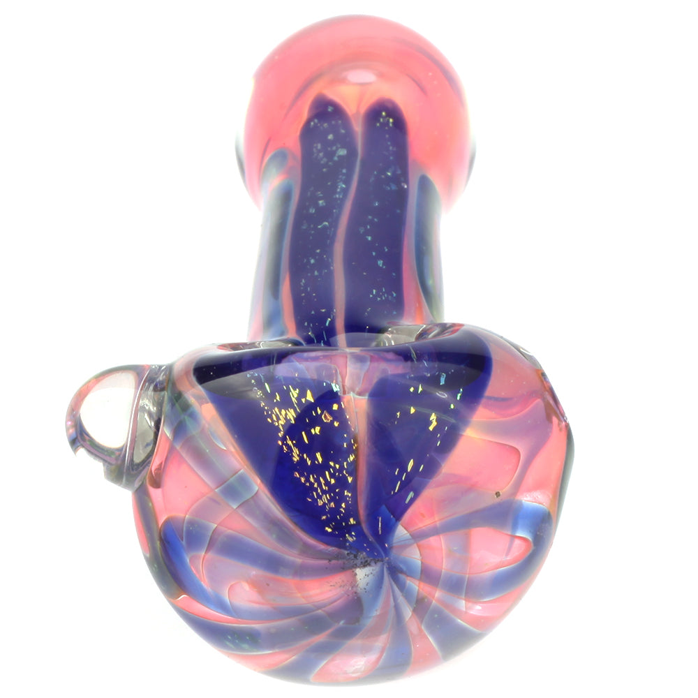 sp-12.5cm-037_2_Color_changing_pipe_glass_pipe_spoon_pipe_weed_bowl_bong_Fumed_Purple_Color_Changing_Glass_Spoon_Pipe_w_Glass_Marble_4_a251585c-7d1b-4809-a07b-e099673dcf2b Fumed Purple Galaxy Glass Spoon Pipe | Weed Bowls | Free NZ Shipping