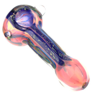 Fumed Purple Galaxy Glass Spoon Pipe | Weed Bowls | Free NZ Shipping
