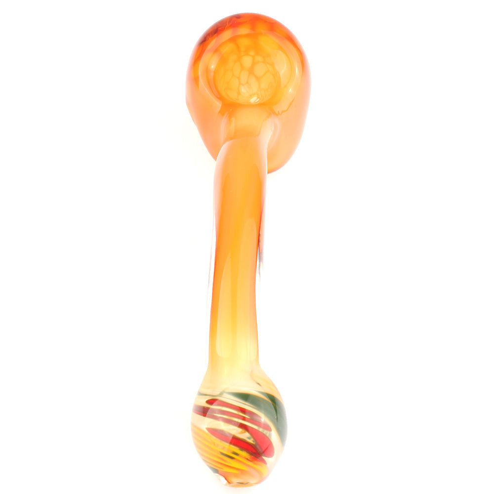 Orange Gandalf Sherlock Pipe | Portable Pipes For Sale | Free NZ Shipping