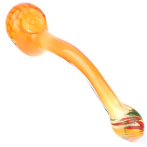 Orange Gandalf Sherlock Pipe | Portable Pipes For Sale | Free NZ Shipping