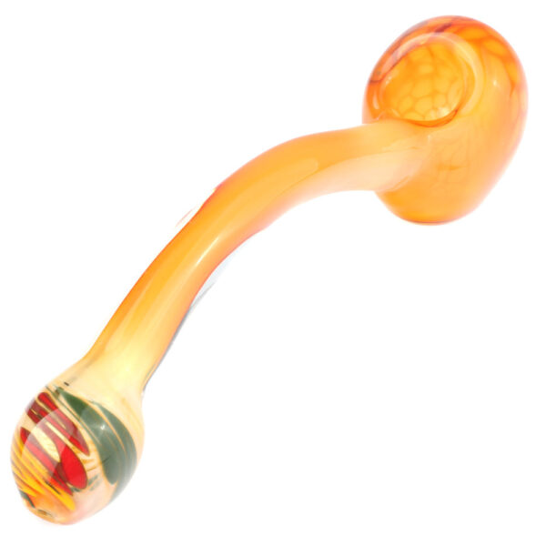 Orange Gandalf Sherlock Pipe | Portable Pipes For Sale | Free NZ Shipping