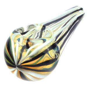 Mini Fumed Glass Cone Shaped Spoon Pipe For Sale | Free NZ Shipping
