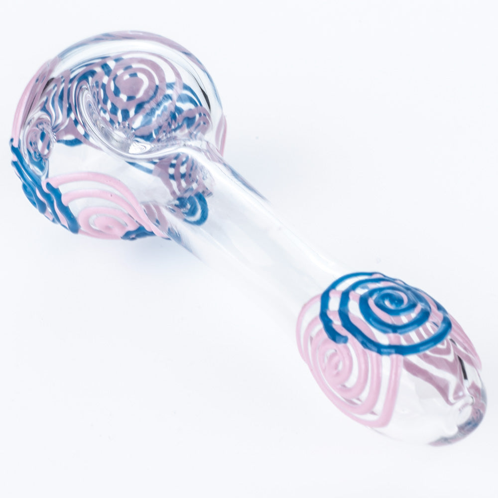spiral_pattern_glass_pipe_-_girly_weed_pipes_for_sale_-_puffing_bird1 Spiral Glow In The Dark Glass Pipe | Pipes For Sale | Free NZ Shipping