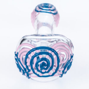 Spiral Glow In The Dark Glass Pipe | Pipes For Sale | Free NZ Shipping
