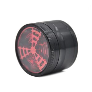 The Crusher Blade Novelty Grinder 4 Layer 63Mm (4 Color) - Red