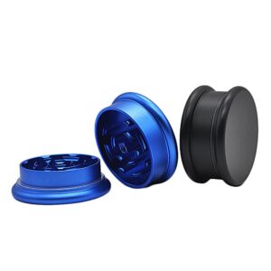 The Macaron 2 Layer Aluminium Novelty Herb Grinder 63Mm (4 Color)