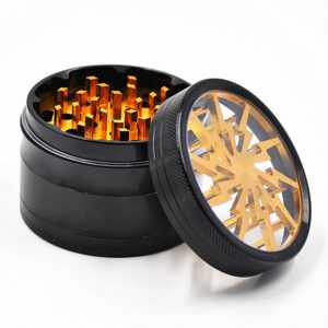 Thunder Blade Novelty Herb Grinder 4-Layer 63 Mm (5 Colors) - Orange
