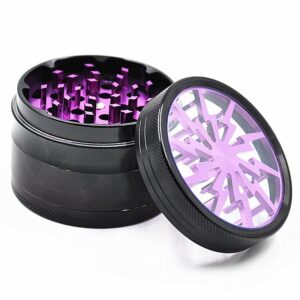 Thunder Blade Novelty Herb Grinder 4-Layer 63 Mm (5 Colors) - Purple