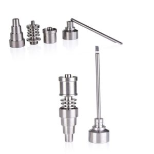 Titanium 20Mm Enail Set -Complete Kit With Portable Bag