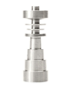Domeless Titanium Nail/banger W/dabber Carb Cap&silicone Jar Bundle By Morpheus Grow Tech