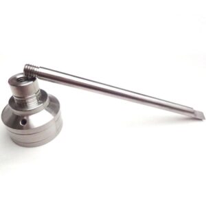 Domeless Titanium Nail/banger W/dabber Carb Cap&silicone Jar Bundle By Morpheus Grow Tech