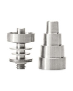 Domeless Titanium Nail/banger W/dabber Carb Cap&silicone Jar Bundle By Morpheus Grow Tech