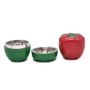 Tomato Novelty Herb Grinder 2 Layer 53Mm (2 Color)