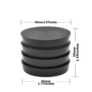 Tower Of Power Novelty Herb Grinder Aluminium 4 Layer 50Mm (3 Color) - Black