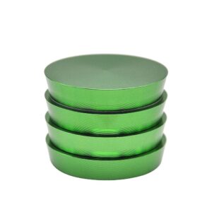 Tower Of Power Novelty Herb Grinder Aluminium 4 Layer 50Mm (3 Color) - Green