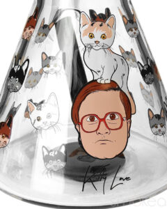 Trailer Park Boys Kitty Love Bong | Beaker Bongs For Sale | Bong Sale