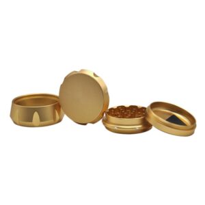 Unique Design Novelty Aluminium 4 Layer Herb Grinder (6 Color)