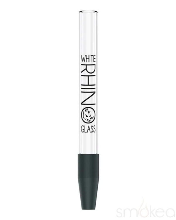 White Rhino Pyrex Straw | Weed Bowls For Sale | Glass Smoking Pipes