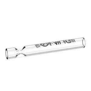 White Rhino Glass XL Chillum | Bowl For Weed | Glass Smoking Pipes