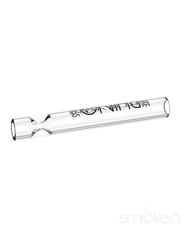 White Rhino Glass XL Chillum | Bowl For Weed | Glass Smoking Pipes