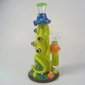 8″ Eyeball Monster Glass Bong