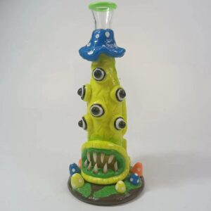 8″ Eyeball Monster Glass Bong