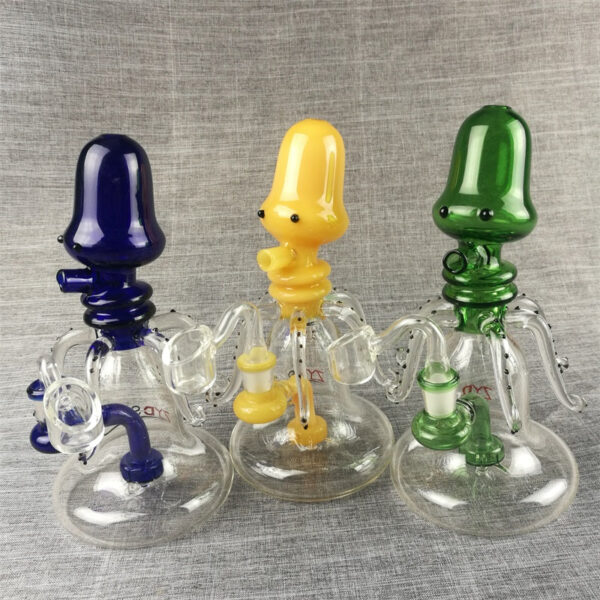 8″ Squid Showerhead Perc Dab Rig