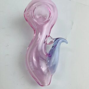 Curved Glass Spoon Pipe
