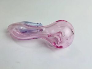 Curved Glass Spoon Pipe