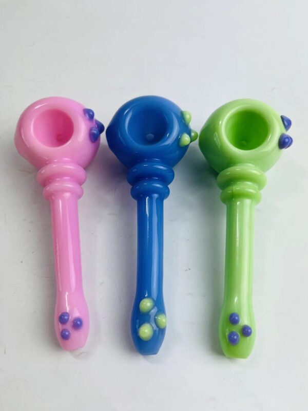 Maria Ring Colored Glass Weed Pipe