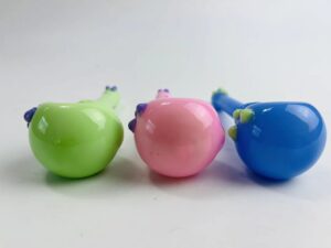Maria Ring Colored Glass Weed Pipe