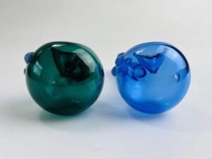 Pure Color Glass Pipe w/ Marble